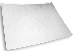 Пособие для слабовидящих детей - Сигнальные карточки по математике - fgospostavki.ru - Апрелевка