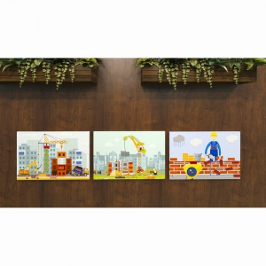 Комплект настенных панелей «Стройка» - fgospostavki.ru - Апрелевка