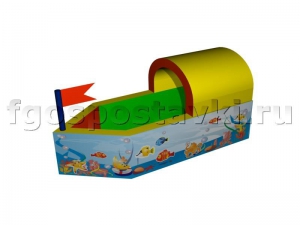 Сухой бассейн "Кораблик" с шелкографией - fgospostavki.ru - Апрелевка