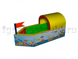 Сухой бассейн "Кораблик" с шелкографией - fgospostavki.ru - Апрелевка