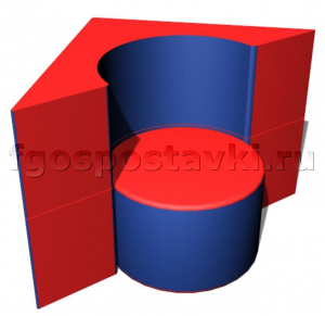 Кресло-пуф модульное ВИК - fgospostavki.ru - Апрелевка