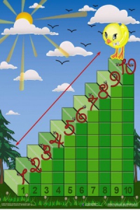 Интерактивная таблица на магнитах "Лесенка для счета" - fgospostavki.ru - Апрелевка