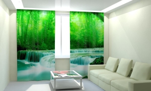 Комплект светонепроницаемых штор "Быстрая река" - fgospostavki.ru - Апрелевка