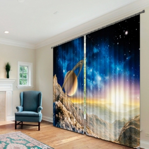 Комплект светонепроницаемых штор "Космическая история" - fgospostavki.ru - Апрелевка