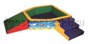 Сухой бассейн "Морская крепость" 1,5х1,2 метра - fgospostavki.ru - Апрелевка