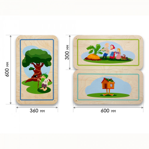 Набор стеновых панелей «Мир сказки - У Лукоморья» - fgospostavki.ru - Апрелевка