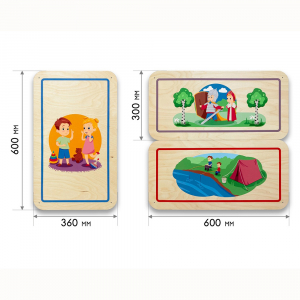 Набор стеновых панелей «Мои увлечения - Любимые занятия» - fgospostavki.ru - Апрелевка