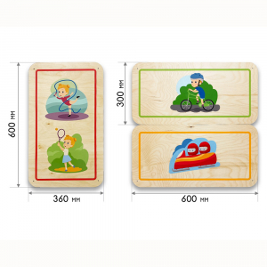 Набор стеновых панелей «Спорт - Движение-жизнь» - fgospostavki.ru - Апрелевка