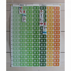 Панель для визуального расписания с цветными ячейками - fgospostavki.ru - Апрелевка