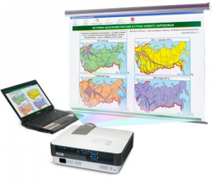 Диск с электронными плакатами, презентациями (электронный учебник) по геoграфии "Природа и население России" 93 темы - fgospostavki.ru - Апрелевка