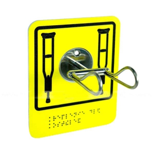 Травмобезопасный крючок-держатель для костылей и одежды - fgospostavki.ru - Апрелевка