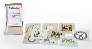 Модель-аппликация "Размножение многоклеточной водоросли" (набор из 9 карт) - fgospostavki.ru - Апрелевка