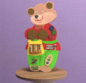 Бизиборд «Мишка Потапыч» - fgospostavki.ru - Апрелевка