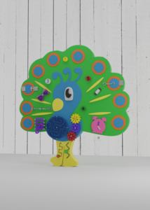 Бизиборд «Радостный павлин» - fgospostavki.ru - Апрелевка