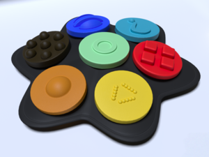 Полностью тактильный коммуникатор 7-кнопочный многоуровневый - fgospostavki.ru - Апрелевка