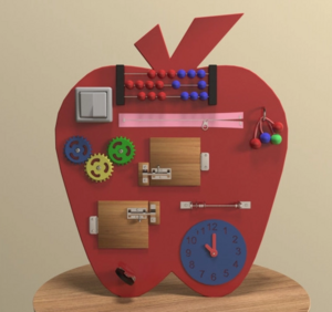 Бизиборд «Яблоко знаний» - fgospostavki.ru - Апрелевка