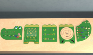 Бизиборд «Крокодил Гена» - fgospostavki.ru - Апрелевка