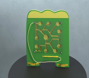 Бизиборд «Зеленый лабиринт» - fgospostavki.ru - Апрелевка