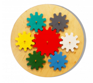 Бизиборд «Цветные шестеренки» - fgospostavki.ru - Апрелевка