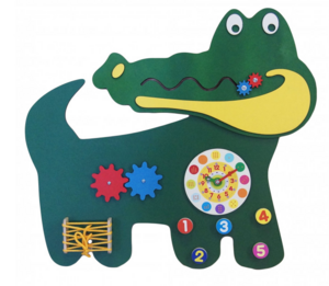 Бизиборд «Зеленый крокодил» - fgospostavki.ru - Апрелевка