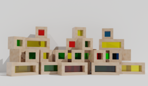 Детский развивающий набор из разноцветных элементов - fgospostavki.ru - Апрелевка