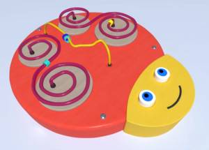 Настенный игровой элемент в виде головы гусеницы - fgospostavki.ru - Апрелевка