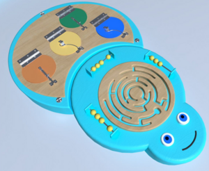 Настенный игровой элемент «Гусеница» - fgospostavki.ru - Апрелевка