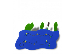 Тактильно-развивающая панель «Пруд» - fgospostavki.ru - Апрелевка