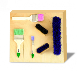 Тактильно-развивающая панель с мягкими кисточками - fgospostavki.ru - Апрелевка