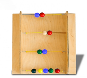 Тактильно-развивающая панель с текстурами и радужными шариками - fgospostavki.ru - Апрелевка