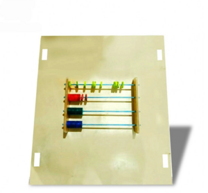 Тактильно-развивающая панель «Цветные счеты» - fgospostavki.ru - Апрелевка