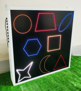 Панель интерактивная со светящимися цветными фигурами - fgospostavki.ru - Апрелевка