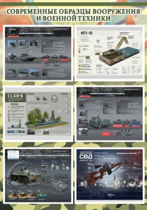 Стенд "Современные образцы вооружения РФ" Вариант 3 - fgospostavki.ru - Апрелевка