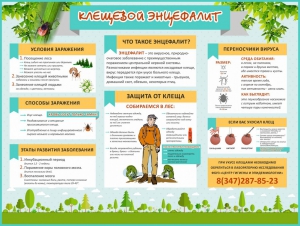 Стенд "Клещевой энцефалит" - fgospostavki.ru - Апрелевка