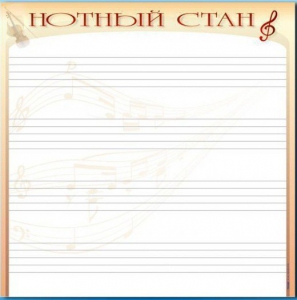 Доска магнитно-маркерная "Нотный стан" - fgospostavki.ru - Апрелевка