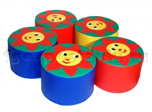 Пуфик "Солнышко" ВИК - fgospostavki.ru - Апрелевка