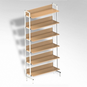  Стеллаж на металлокаркасе односторонний - fgospostavki.ru - Апрелевка