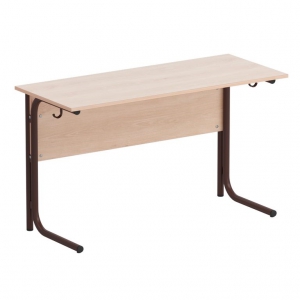 Стол ученический двухместный на круглой трубе - fgospostavki.ru - Апрелевка