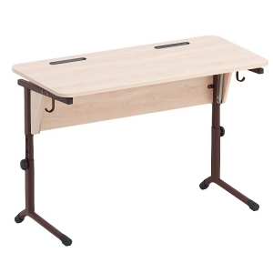 Стол ученический двухместный с наклоном столешницы (0-24°) на плоскоовальной трубе - fgospostavki.ru - Апрелевка