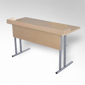 Стол ученический 'Школьник' для кабинета химии с бортиком  - fgospostavki.ru - Апрелевка