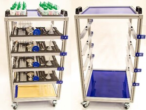 Мобильная стойка для хранения наборов ГИА по химии - fgospostavki.ru - Апрелевка