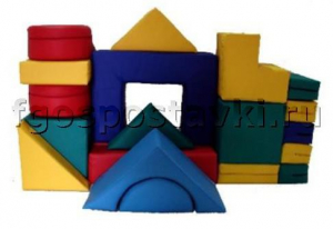 Мягкий модуль-конструктор "Стройка" (20 элементов) - fgospostavki.ru - Апрелевка