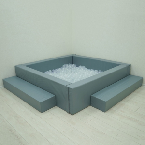 Сухой бассейн с шариками и RGB-подсветкой 140х140 см - fgospostavki.ru - Апрелевка