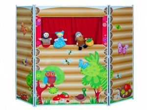 Учебный комплект "Домашний театр" с тематическими фигурками для представлений - fgospostavki.ru - Апрелевка