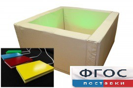 Сухой бассейн вибромузыкальный с клавишами управления (150х150х66 сантиметров) - fgospostavki.ru - Апрелевка