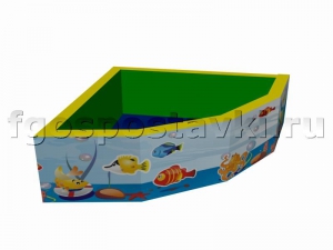 Сухой бассейн угловой с шелкографией - fgospostavki.ru - Апрелевка