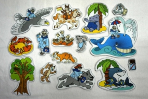 Дидактический набор навесных элементов «Сказка «Доктор Айболит» - fgospostavki.ru - Апрелевка