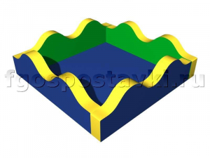 Сухой бассейн "Волна-2" с аппликацией - fgospostavki.ru - Апрелевка