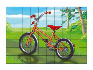 Магнитный пазл "Велосипед" - fgospostavki.ru - Апрелевка