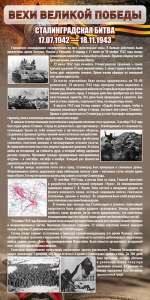 Стенд "Сталинградская битва" - fgospostavki.ru - Апрелевка